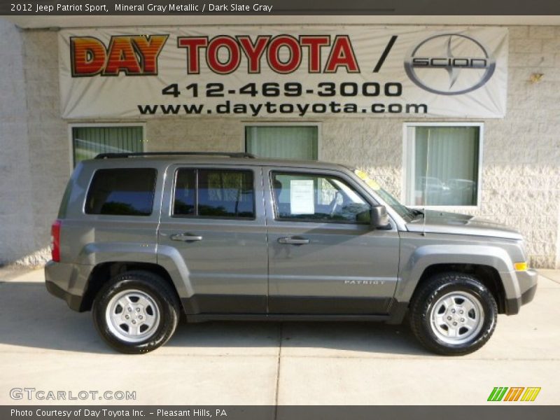 Mineral Gray Metallic / Dark Slate Gray 2012 Jeep Patriot Sport