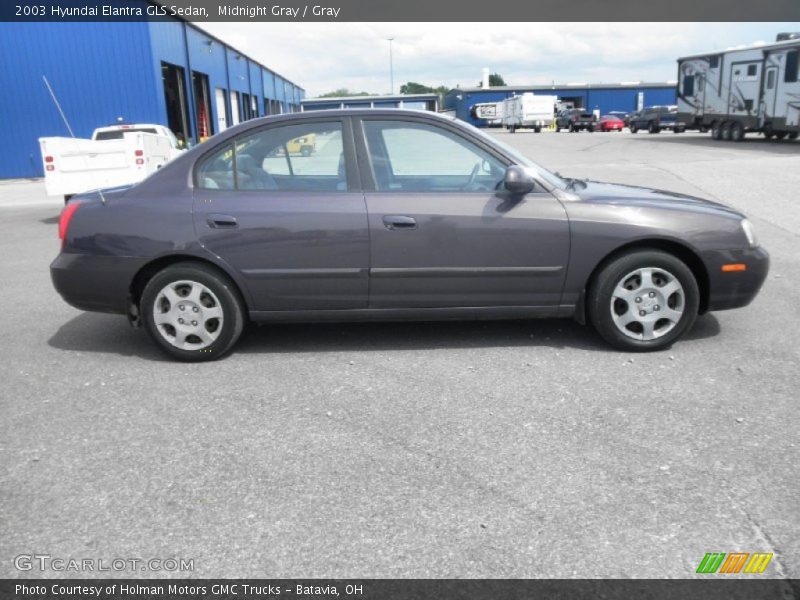 Midnight Gray / Gray 2003 Hyundai Elantra GLS Sedan