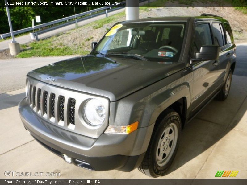 Mineral Gray Metallic / Dark Slate Gray 2012 Jeep Patriot Sport