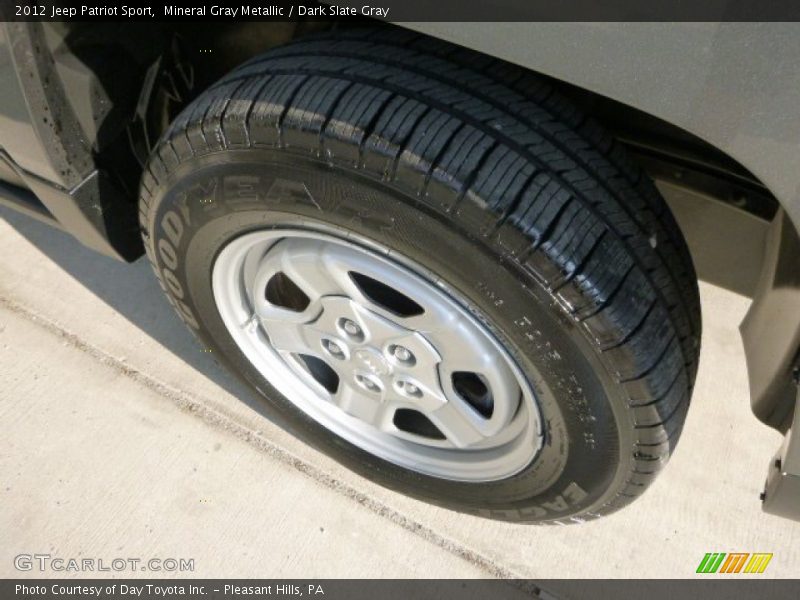 Mineral Gray Metallic / Dark Slate Gray 2012 Jeep Patriot Sport