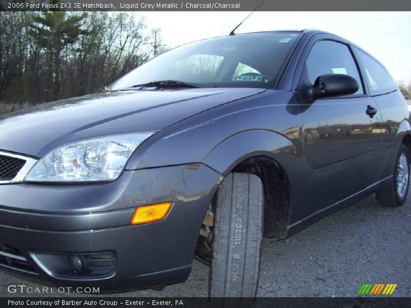 Liquid Grey Metallic / Charcoal/Charcoal 2006 Ford Focus ZX3 SE Hatchback