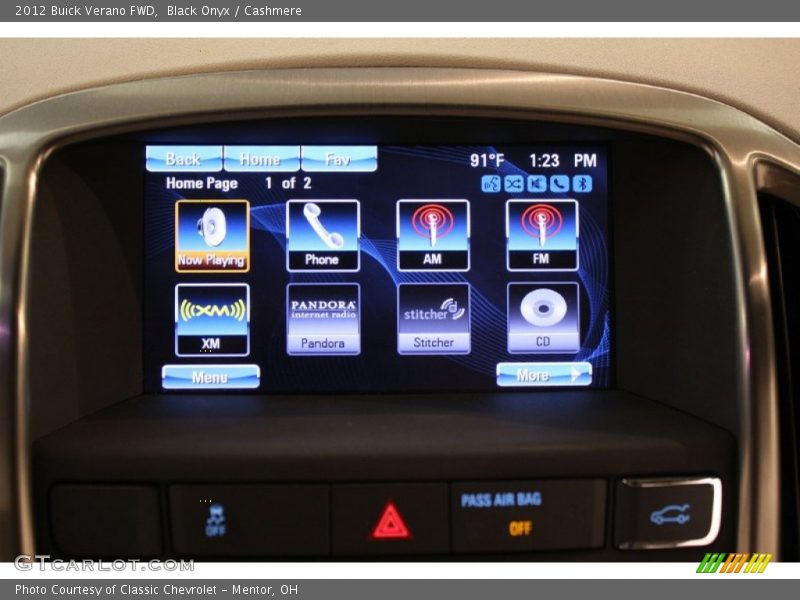 Controls of 2012 Verano FWD