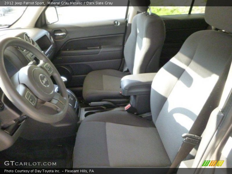Mineral Gray Metallic / Dark Slate Gray 2012 Jeep Patriot Sport