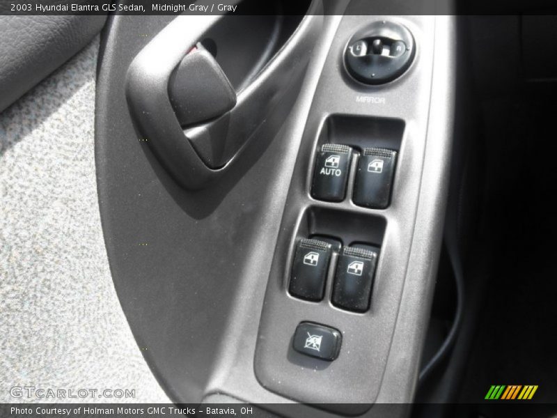 Midnight Gray / Gray 2003 Hyundai Elantra GLS Sedan