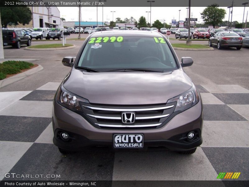 Urban Titanium Metallic / Black 2012 Honda CR-V EX