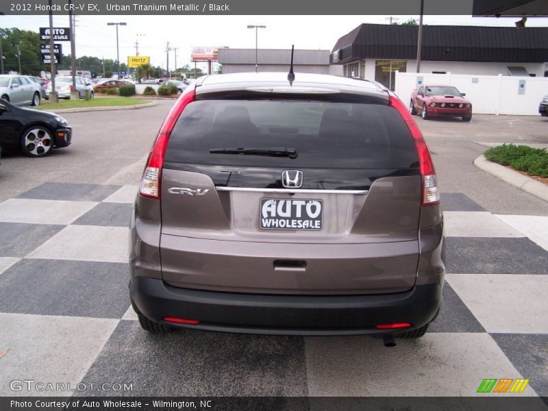 Urban Titanium Metallic / Black 2012 Honda CR-V EX