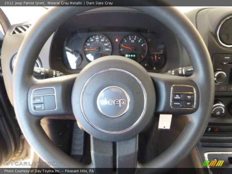 Mineral Gray Metallic / Dark Slate Gray 2012 Jeep Patriot Sport