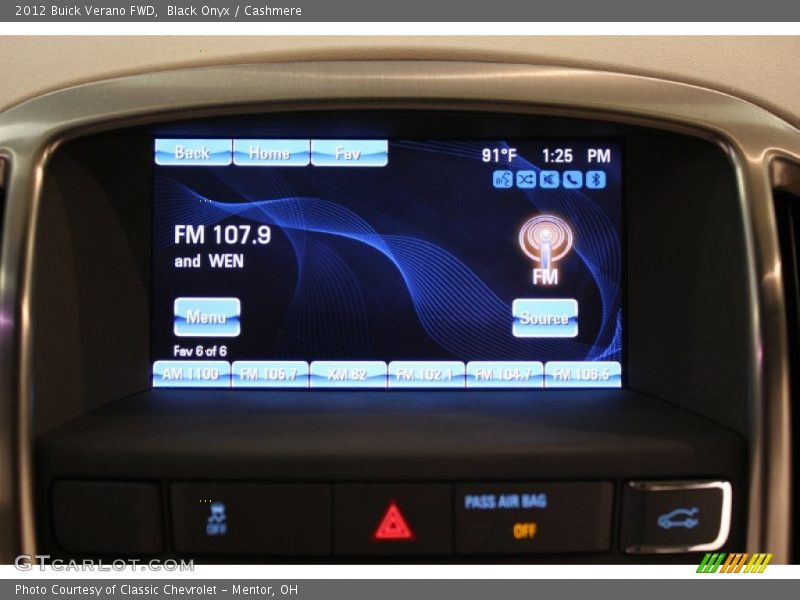 Black Onyx / Cashmere 2012 Buick Verano FWD