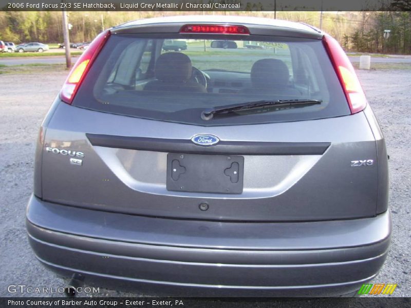 Liquid Grey Metallic / Charcoal/Charcoal 2006 Ford Focus ZX3 SE Hatchback