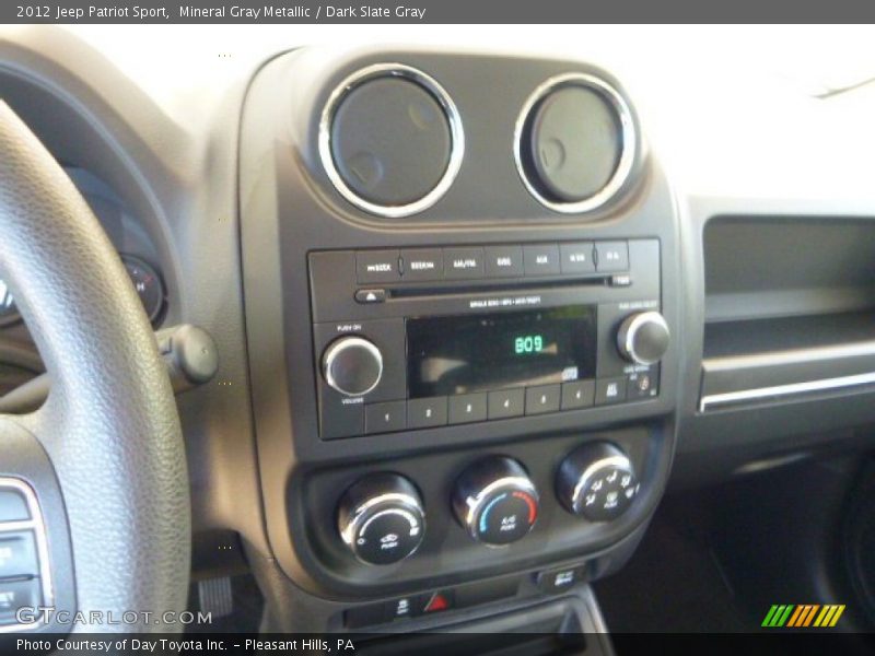 Mineral Gray Metallic / Dark Slate Gray 2012 Jeep Patriot Sport
