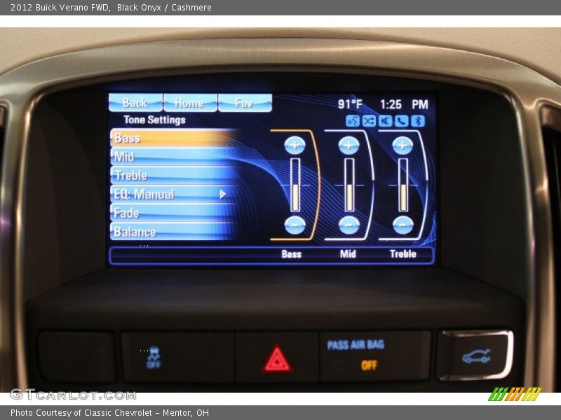 Black Onyx / Cashmere 2012 Buick Verano FWD