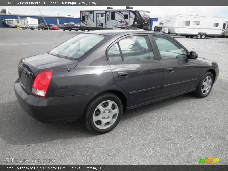 Midnight Gray / Gray 2003 Hyundai Elantra GLS Sedan