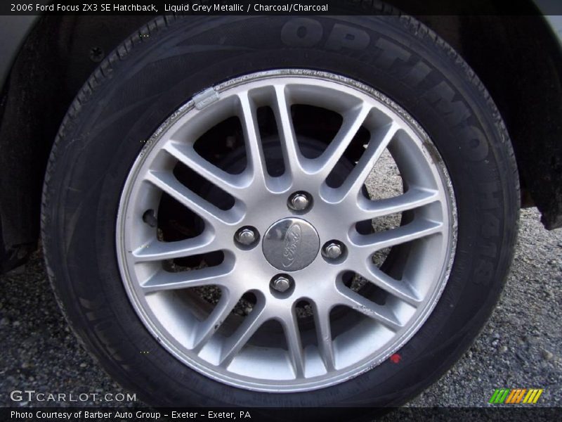 Liquid Grey Metallic / Charcoal/Charcoal 2006 Ford Focus ZX3 SE Hatchback