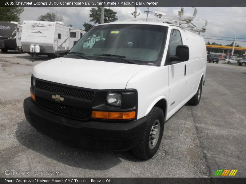 Summit White / Medium Dark Pewter 2005 Chevrolet Express 3500 Commercial Van