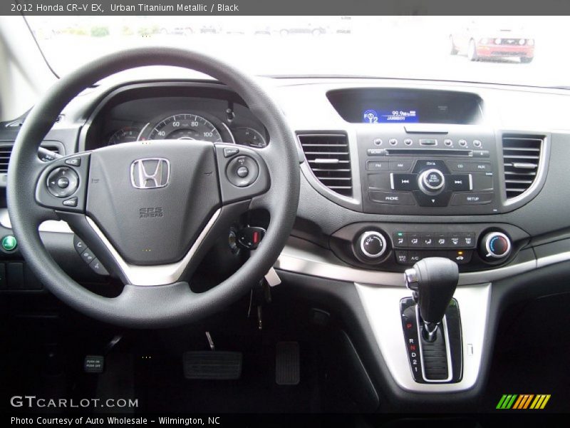 Urban Titanium Metallic / Black 2012 Honda CR-V EX