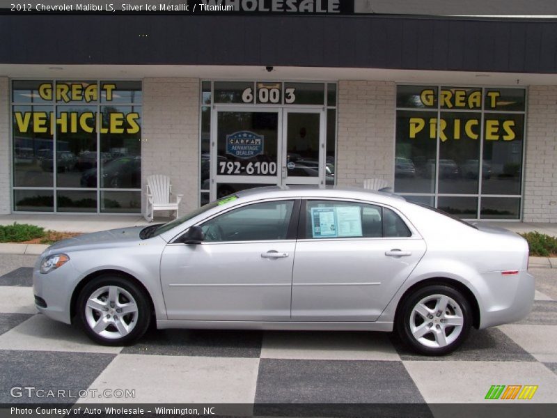 Silver Ice Metallic / Titanium 2012 Chevrolet Malibu LS