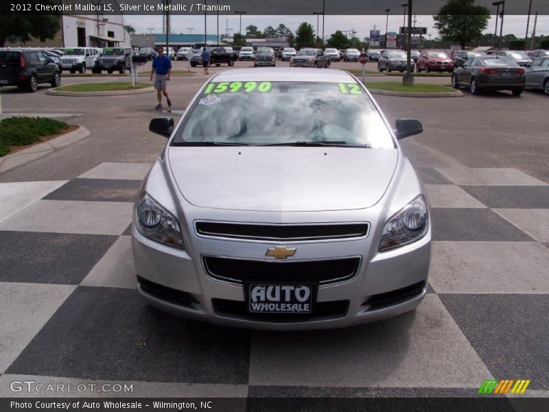Silver Ice Metallic / Titanium 2012 Chevrolet Malibu LS