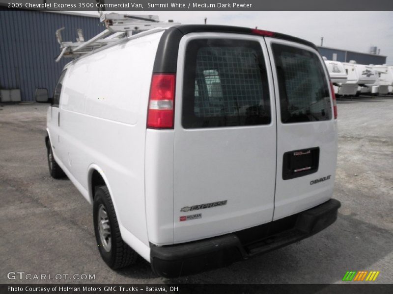 Summit White / Medium Dark Pewter 2005 Chevrolet Express 3500 Commercial Van