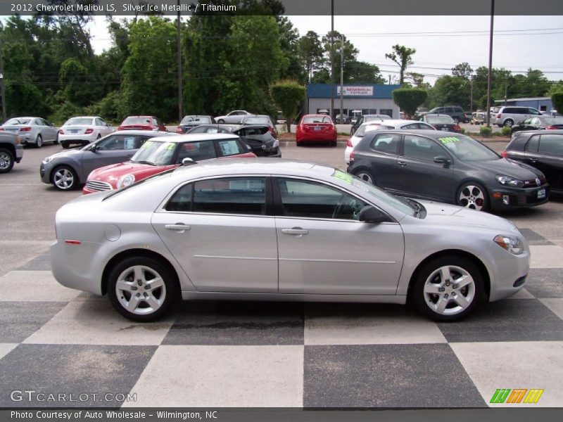 Silver Ice Metallic / Titanium 2012 Chevrolet Malibu LS