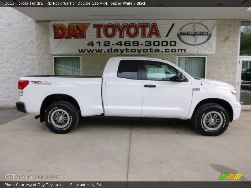 Super White / Black 2013 Toyota Tundra TRD Rock Warrior Double Cab 4x4