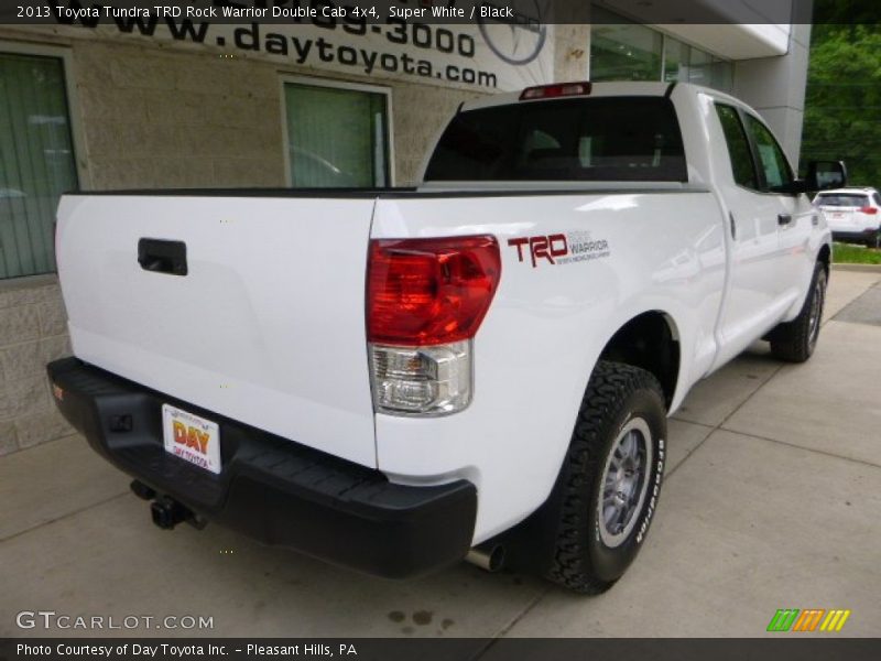 Super White / Black 2013 Toyota Tundra TRD Rock Warrior Double Cab 4x4