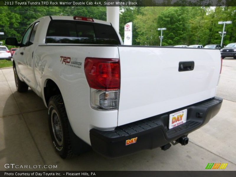 Super White / Black 2013 Toyota Tundra TRD Rock Warrior Double Cab 4x4