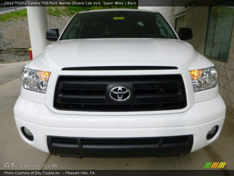 Super White / Black 2013 Toyota Tundra TRD Rock Warrior Double Cab 4x4