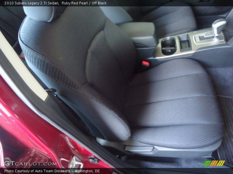 Ruby Red Pearl / Off Black 2010 Subaru Legacy 2.5i Sedan