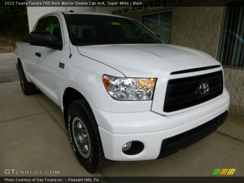 Super White / Black 2013 Toyota Tundra TRD Rock Warrior Double Cab 4x4