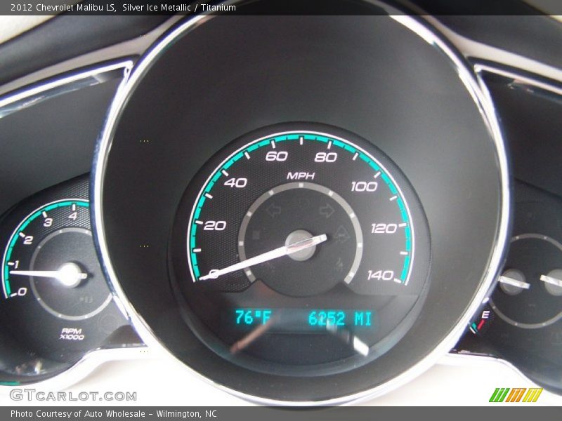 Silver Ice Metallic / Titanium 2012 Chevrolet Malibu LS