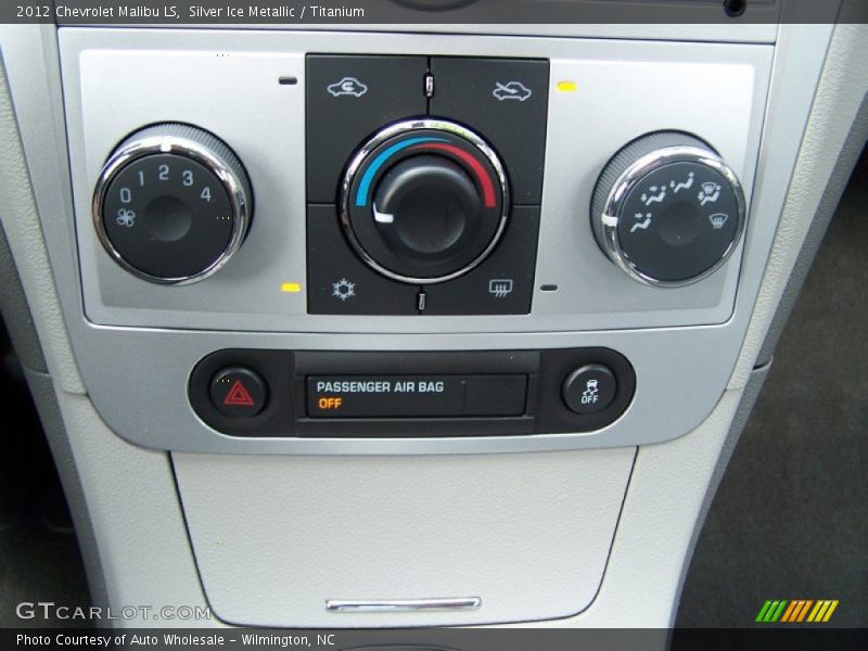 Silver Ice Metallic / Titanium 2012 Chevrolet Malibu LS