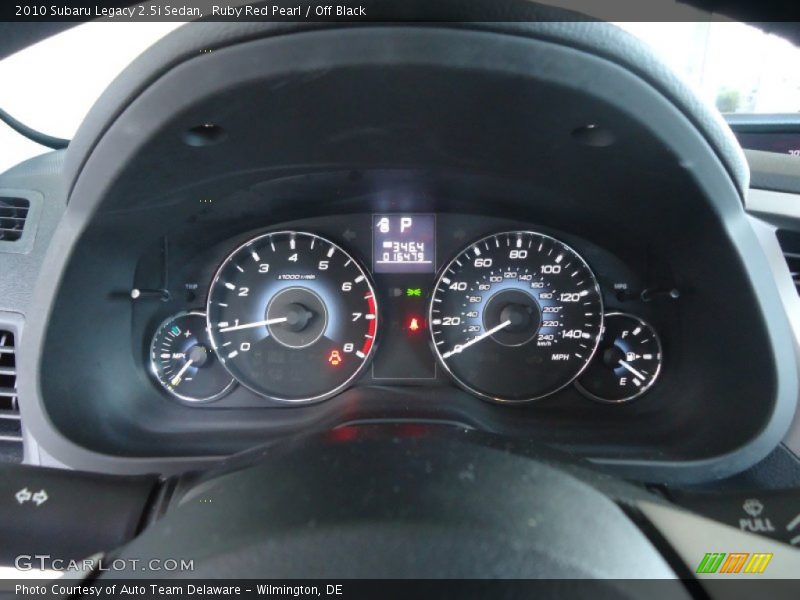 Ruby Red Pearl / Off Black 2010 Subaru Legacy 2.5i Sedan