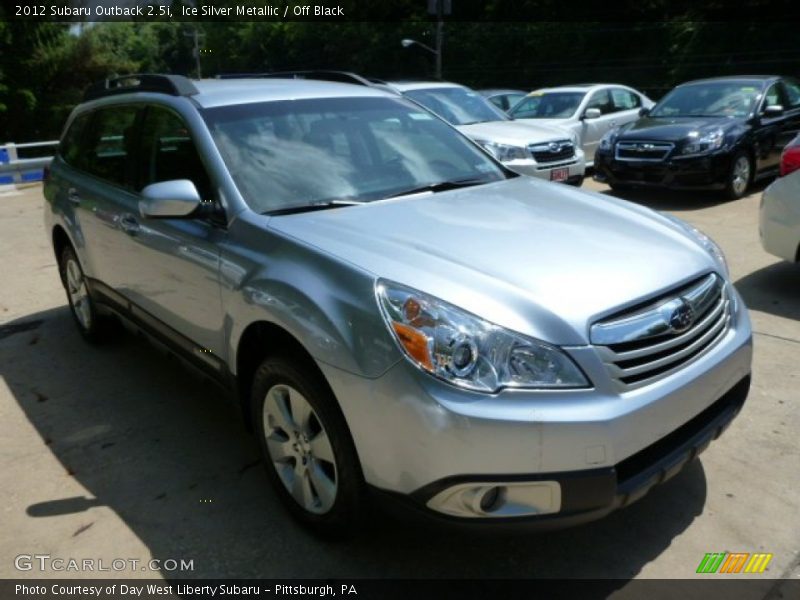 Ice Silver Metallic / Off Black 2012 Subaru Outback 2.5i