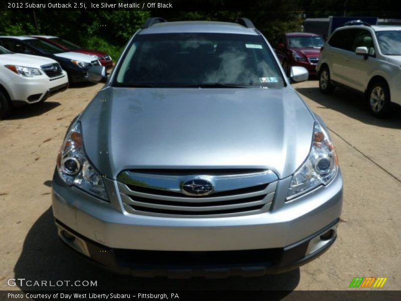Ice Silver Metallic / Off Black 2012 Subaru Outback 2.5i