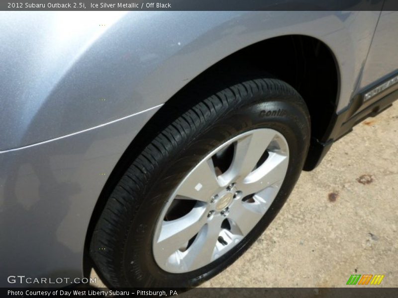 Ice Silver Metallic / Off Black 2012 Subaru Outback 2.5i