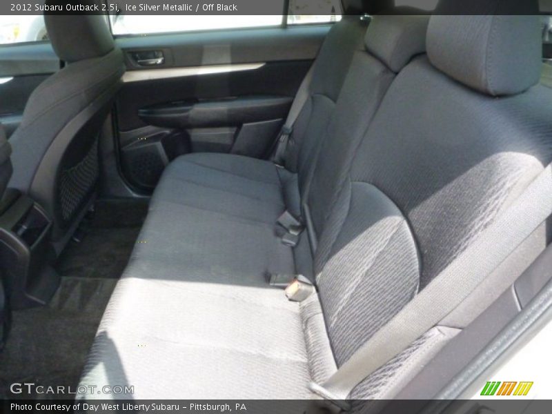 Ice Silver Metallic / Off Black 2012 Subaru Outback 2.5i