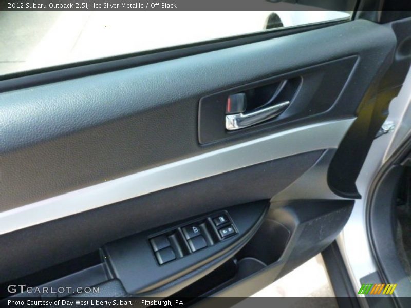 Ice Silver Metallic / Off Black 2012 Subaru Outback 2.5i