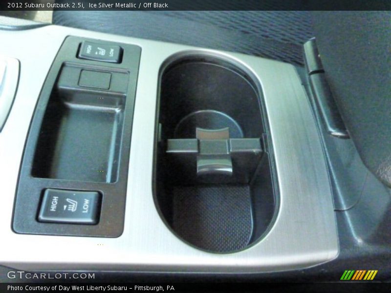Ice Silver Metallic / Off Black 2012 Subaru Outback 2.5i