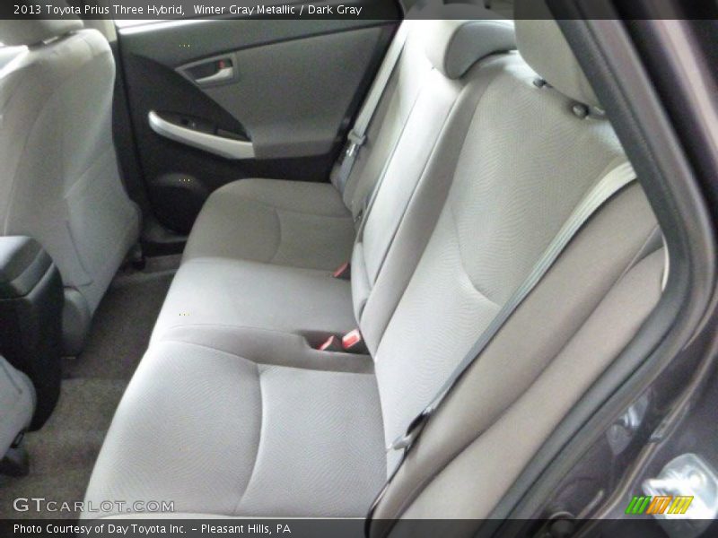 Winter Gray Metallic / Dark Gray 2013 Toyota Prius Three Hybrid