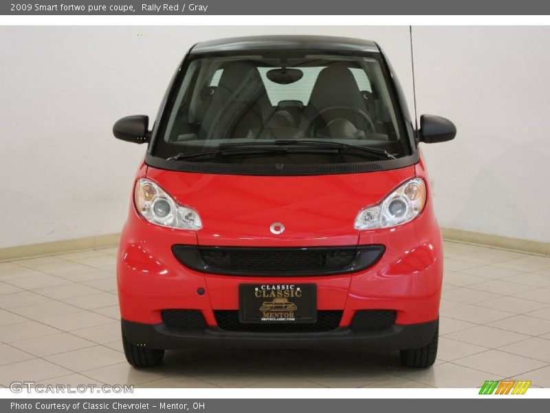 Rally Red / Gray 2009 Smart fortwo pure coupe