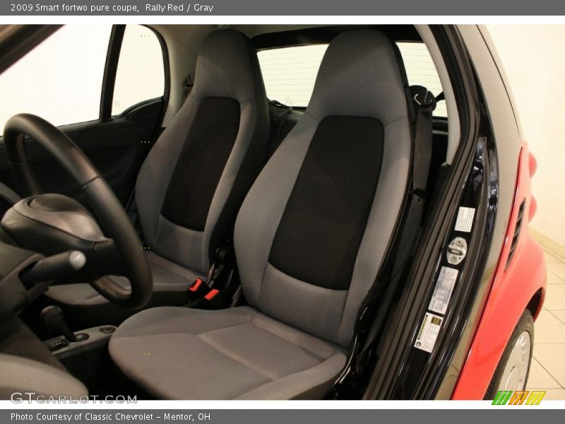 Front Seat of 2009 fortwo pure coupe