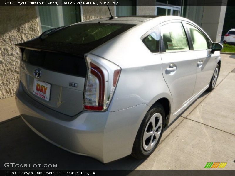 Classic Silver Metallic / Misty Gray 2013 Toyota Prius Four Hybrid