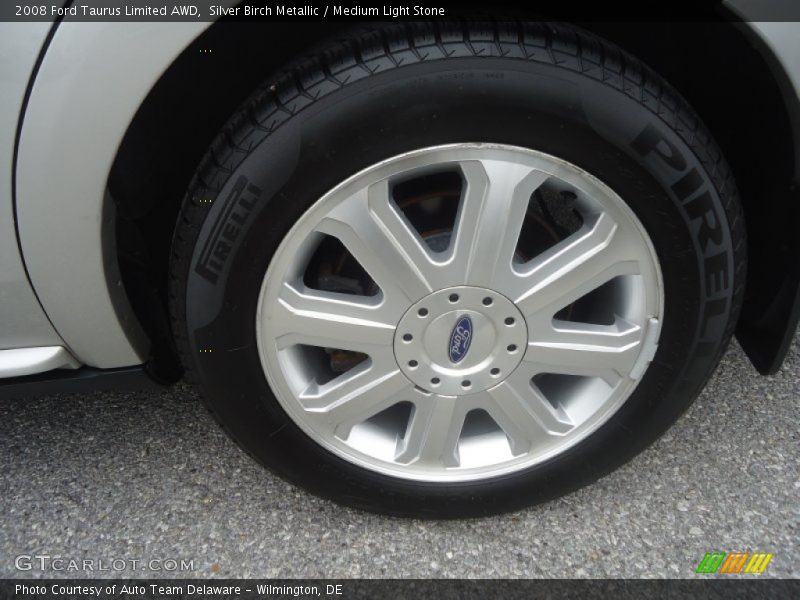 Silver Birch Metallic / Medium Light Stone 2008 Ford Taurus Limited AWD