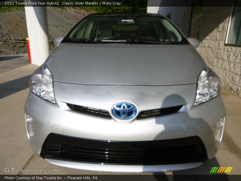 Classic Silver Metallic / Misty Gray 2013 Toyota Prius Four Hybrid