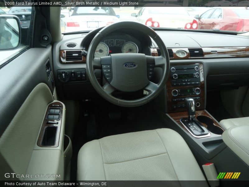 Silver Birch Metallic / Medium Light Stone 2008 Ford Taurus Limited AWD