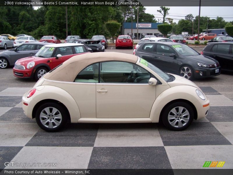 Harvest Moon Beige / Cream Beige 2008 Volkswagen New Beetle S Convertible