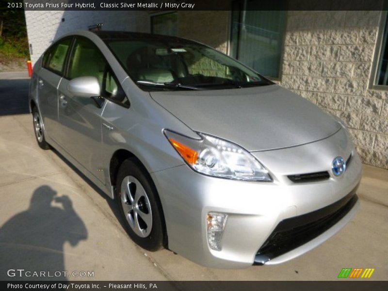 Classic Silver Metallic / Misty Gray 2013 Toyota Prius Four Hybrid