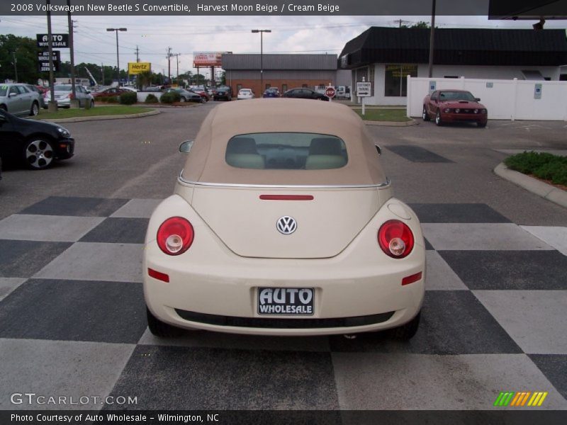 Harvest Moon Beige / Cream Beige 2008 Volkswagen New Beetle S Convertible