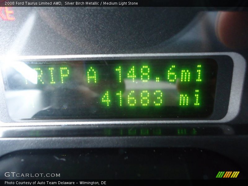Silver Birch Metallic / Medium Light Stone 2008 Ford Taurus Limited AWD
