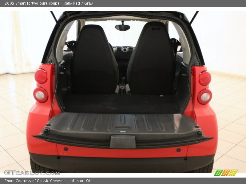 Rally Red / Gray 2009 Smart fortwo pure coupe